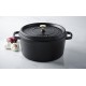 Cocotte ronde Ø30cm noire - Staub