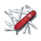 Couteau de poche Victorinox Huntsman rouge transparent