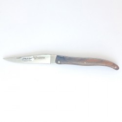 Couteau de poche Laguiole 12cm  plein manche loupe de noyer - Laguiole en Aubrac