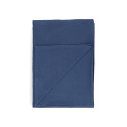 Nappe coton pearl night blue rectangulaire 140x260cm - Organic home