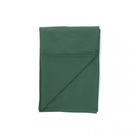 Nappe coton pearl pine green rectangulaire 140x260cm - Organic home