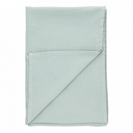 Nappe coton sage green rectangulaire 140x260cm - Organic home