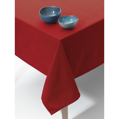 Nappe carrée 170cm basic uni ketchup -Tint