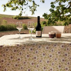 Nappe enduite 160x240 Etamine - Fleur de Soleil