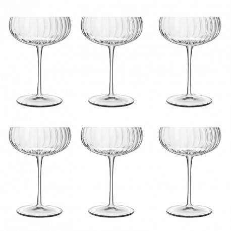 Set de 6 coupes à champagne Swing et cocktail 30cl - Luigi Bormioli