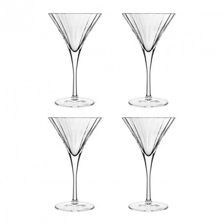 Set de 6 verres à Martini Bach 26cl - Luigi Bormioli