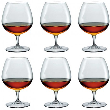 Set 6 verres à cognac 64cl - Luigi Bormioli