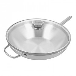 Wok Apollo inoxydable 32cm plus couvercle gratuit - Demeyere