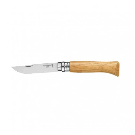 Opinel n°8 classique inox chêne