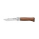 Opinel n°8 classique inox noyer