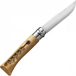 Opinel n°10 classique inox avec tire-bouchon